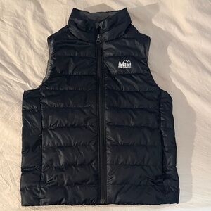 REI Co-op Kids Black Down Puffer Vest